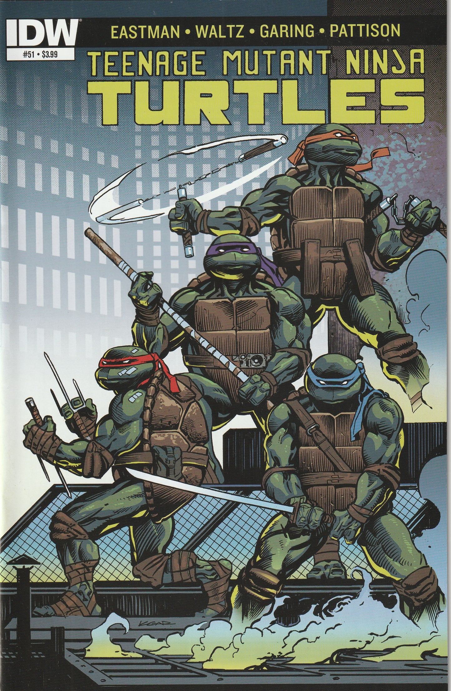 Teenage Mutant Ninja Turtles #51 (2015) - 1st Appearance of Jennika, Becomes a Female Turtle