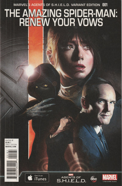 Amazing Spider-Man: Renew Your Vows #1 - Vol 1 (2015) Gabriele Dell'Otto Marvel's Agents Of S.H.I.E.L.D. Variant Cover Ratio 1:15