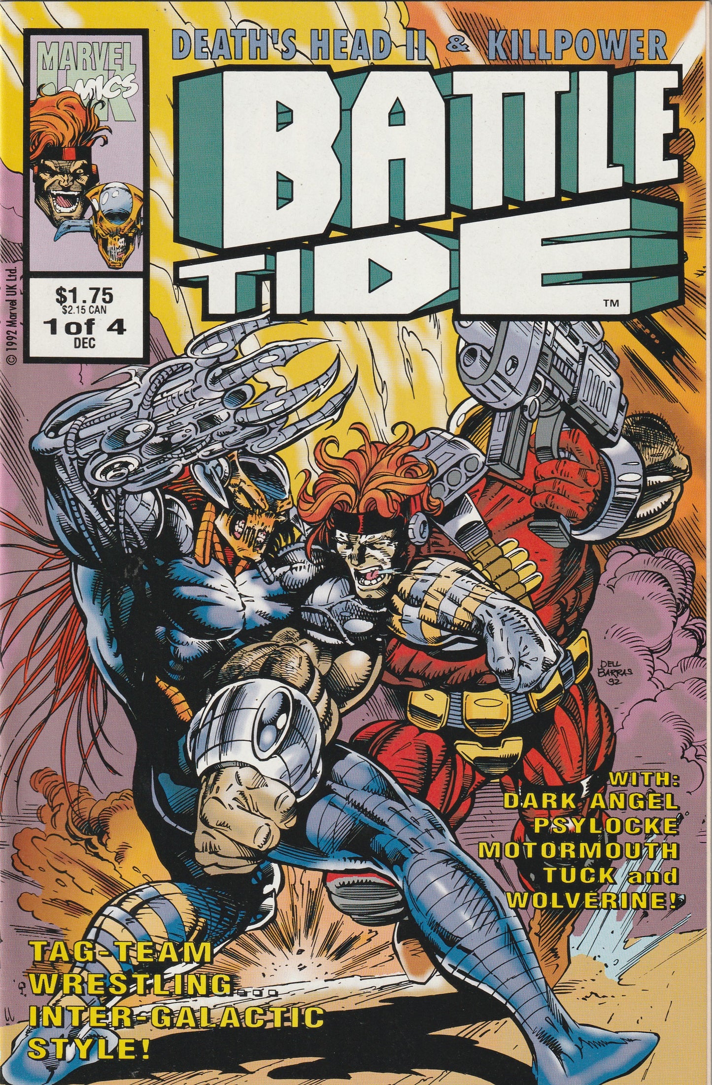 BattleTide (1992) Death's Head II & Killpower - 4 issue mini series