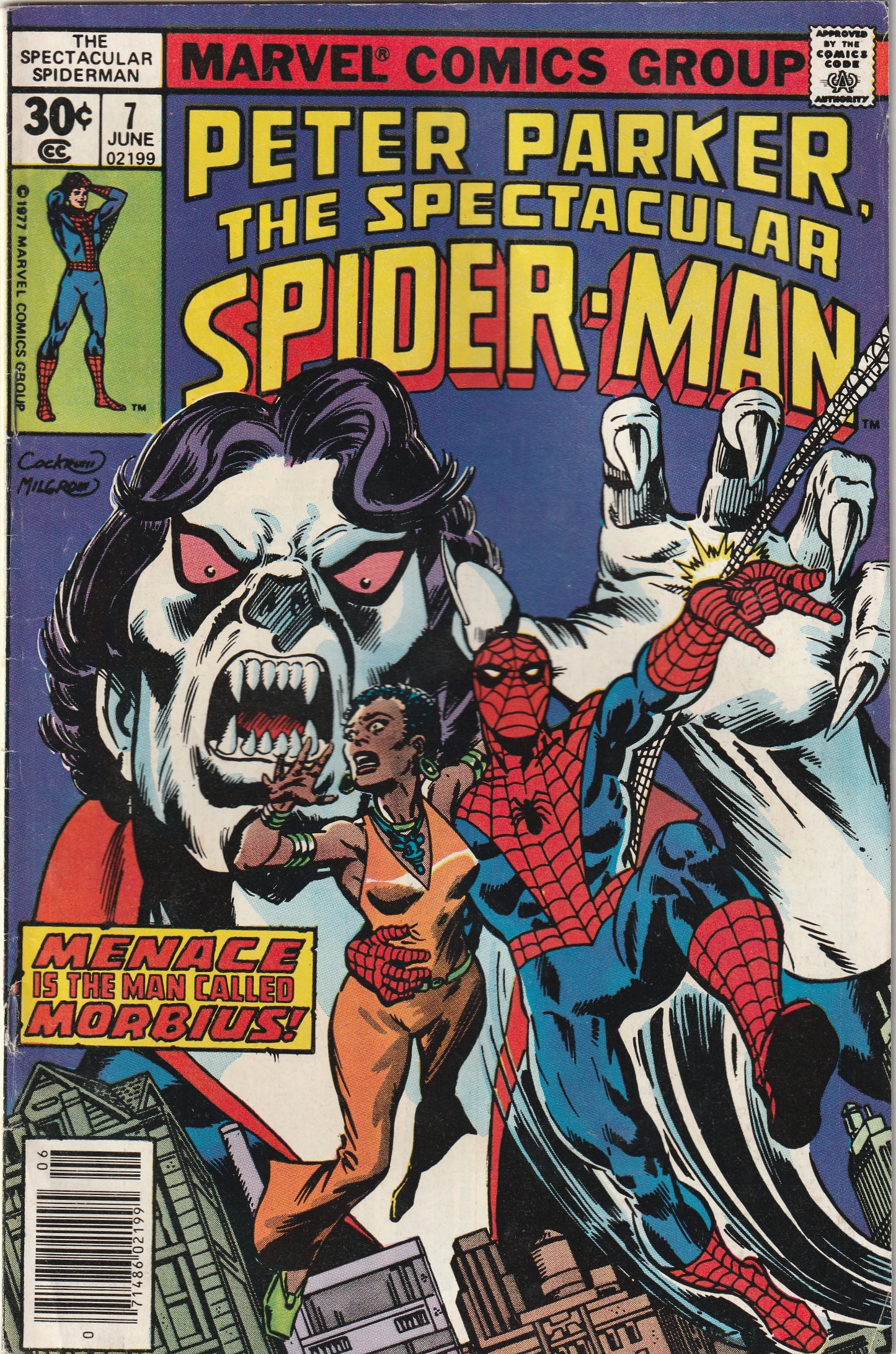 Peter Parker The Spectacular Spider-Man #7 (1977) - Morbius the Living Vampire