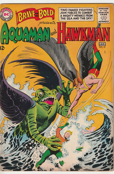 Brave and the Bold #51 (1964) - Aquaman and Hawkman