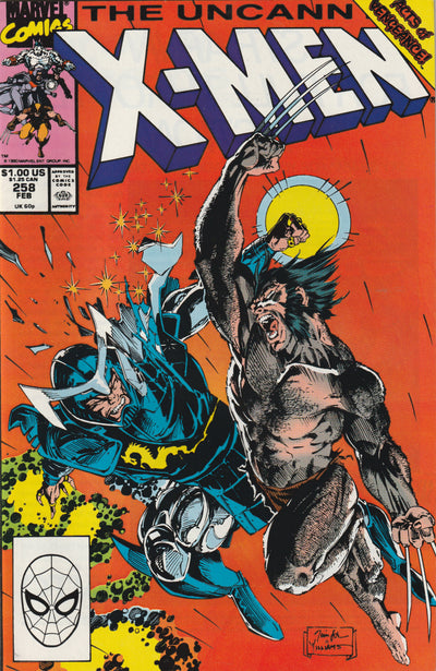 Uncanny X-Men #258 (1990) - Jim Lee cover