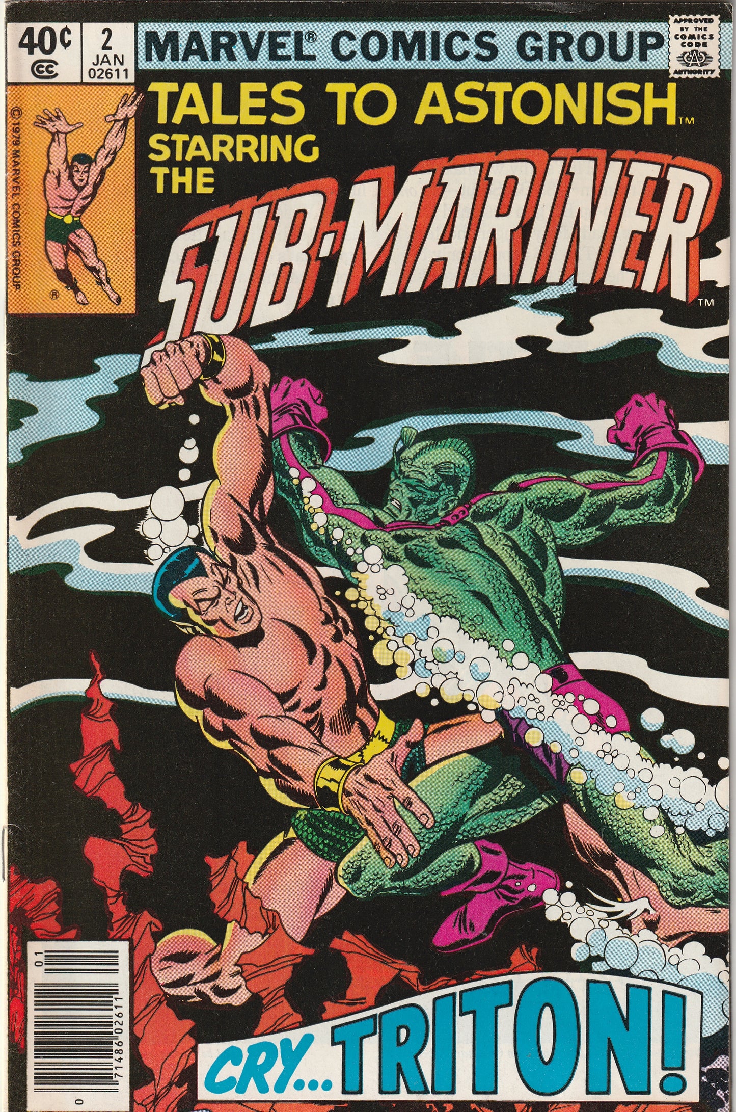 Tales To Astonish #2 (1980) - Featuring Sub-Mariner reprints