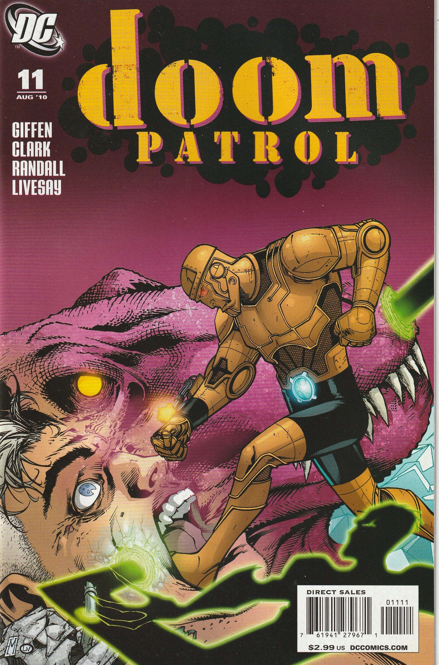 Doom Patrol #11 (Volume 5, 2010)