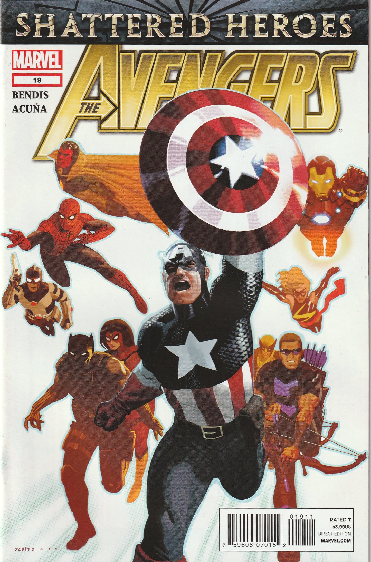 Avengers #19  (Vol 4, 2012) - Shattered Heroes