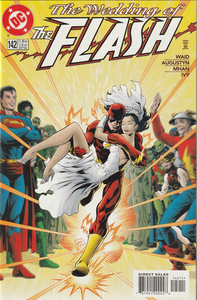 Flash #142 (Volume 2, 1998) - Marriage of Wally West and Linda Park