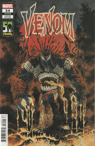 Venom #34 (LGY #199) (2021) - Superlog Venom-Thing Variant Cover