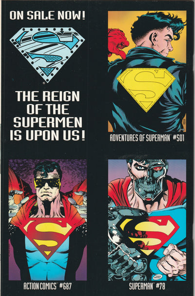 Superman: The Man of Steel #22 (1993) - Reign Of The Supermen pt.2. Collector's edition