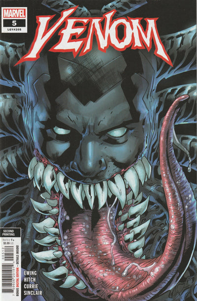 Venom #5 (LGY #205) (2022) - Bryan Hitch Second Printing Variant Cover