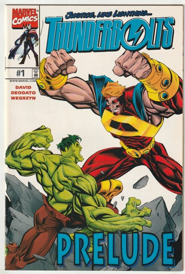 Thunderbolts: Prelude #1 (1997) - American Entertainment Variant (Reprints Inc. Hulk #449)