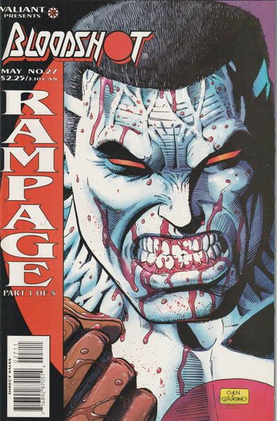 Bloodshot #27 (1995) - 1st Rampage (Cameo)