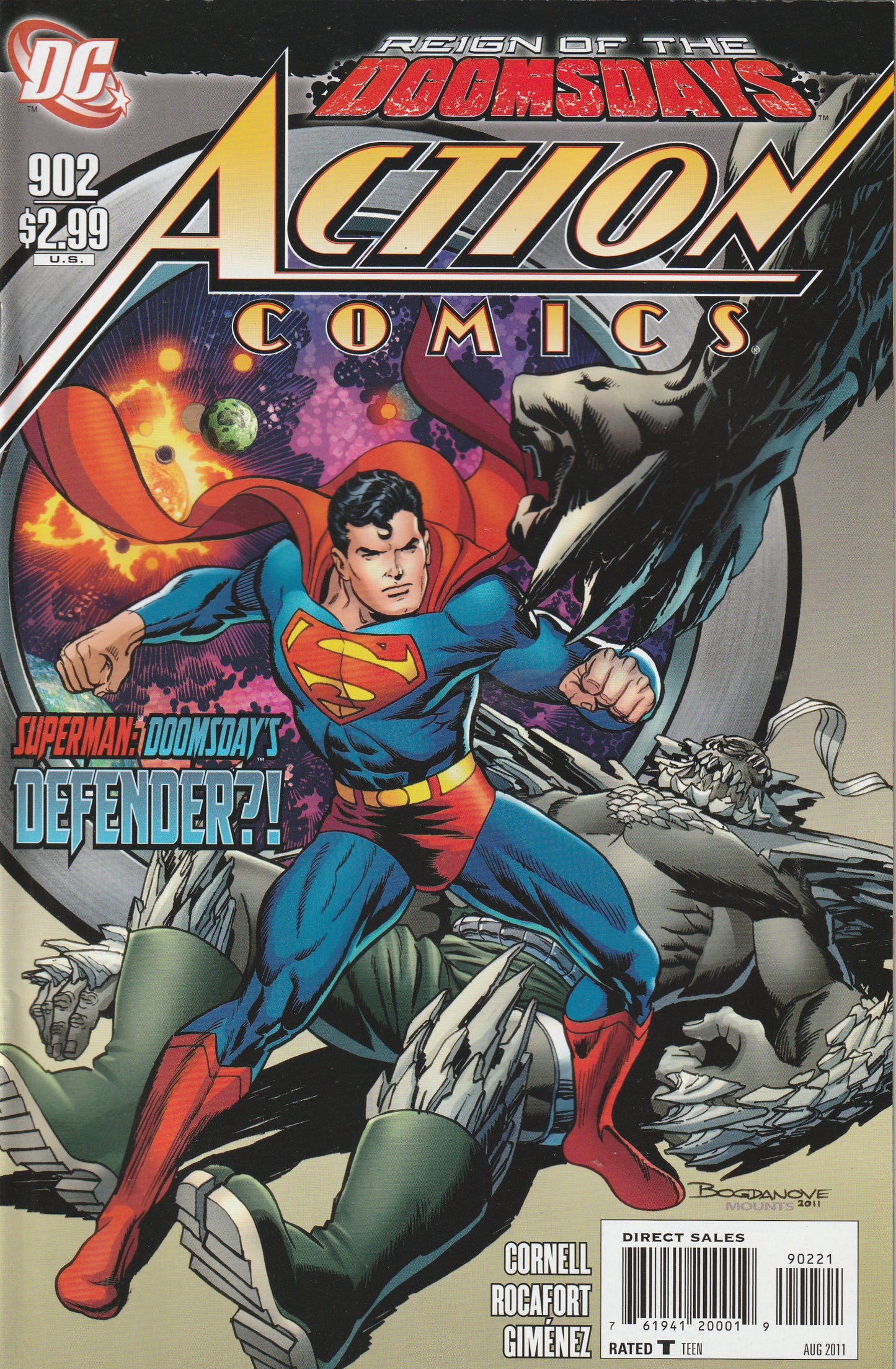 Action Comics #902 (2011) - Jon Bogdanove Variant Cover 1:10 Ratio