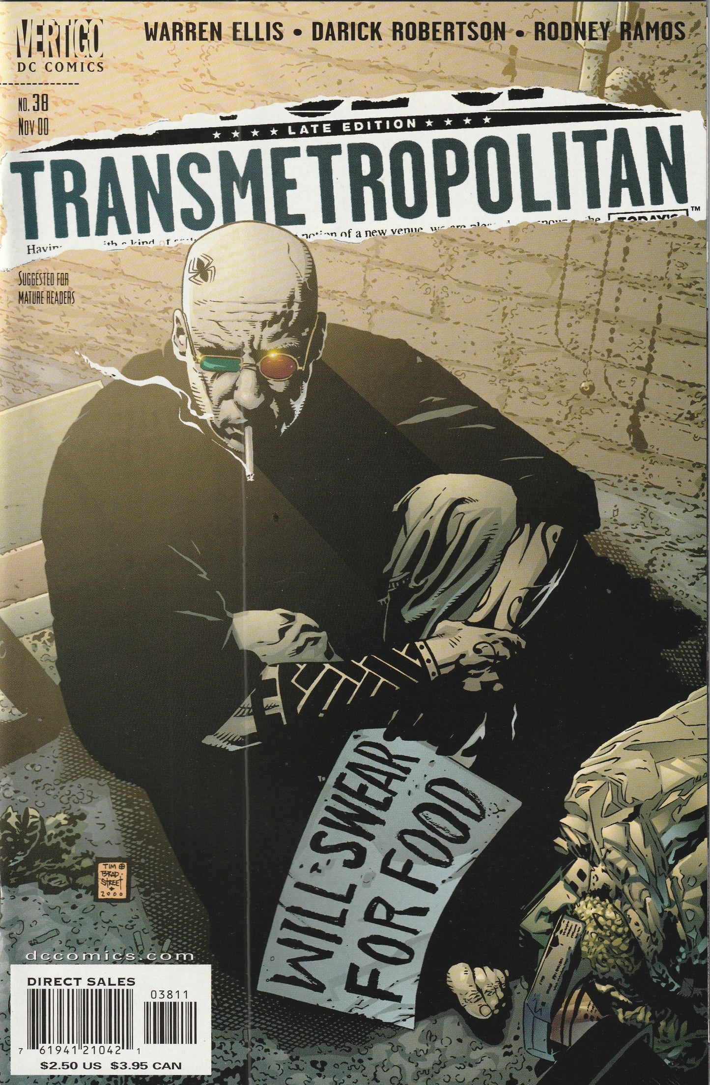 Transmetropolitan #38 (2000)