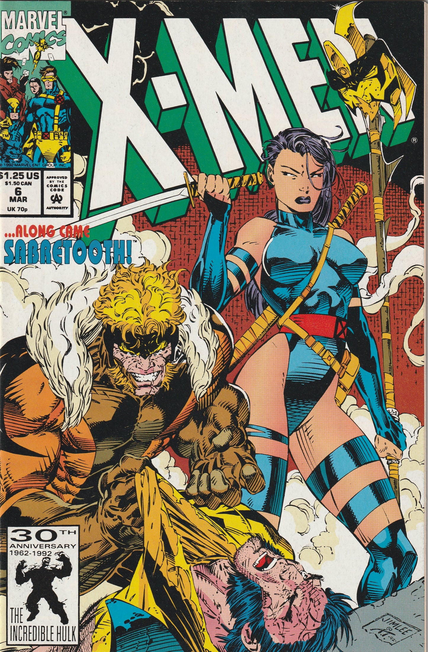 X-Men #6 (1992) - Sabretooth Origin, 1st Appearance of Birdy