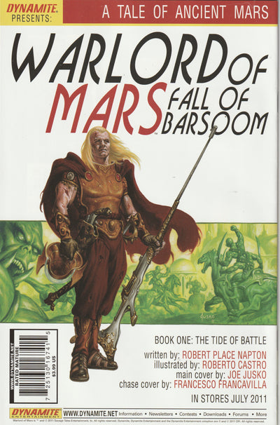 Warlord of Mars: Dejah Thoris #3 (2011) - Alé Garza Cover