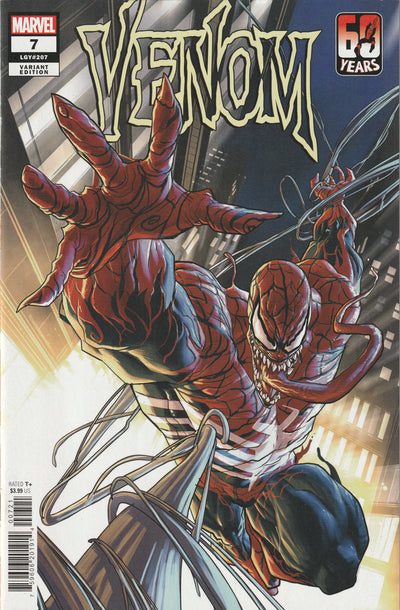 Venom #7 (LGY #207) (2022) - Pete Woods Spider-Man Variant Cover