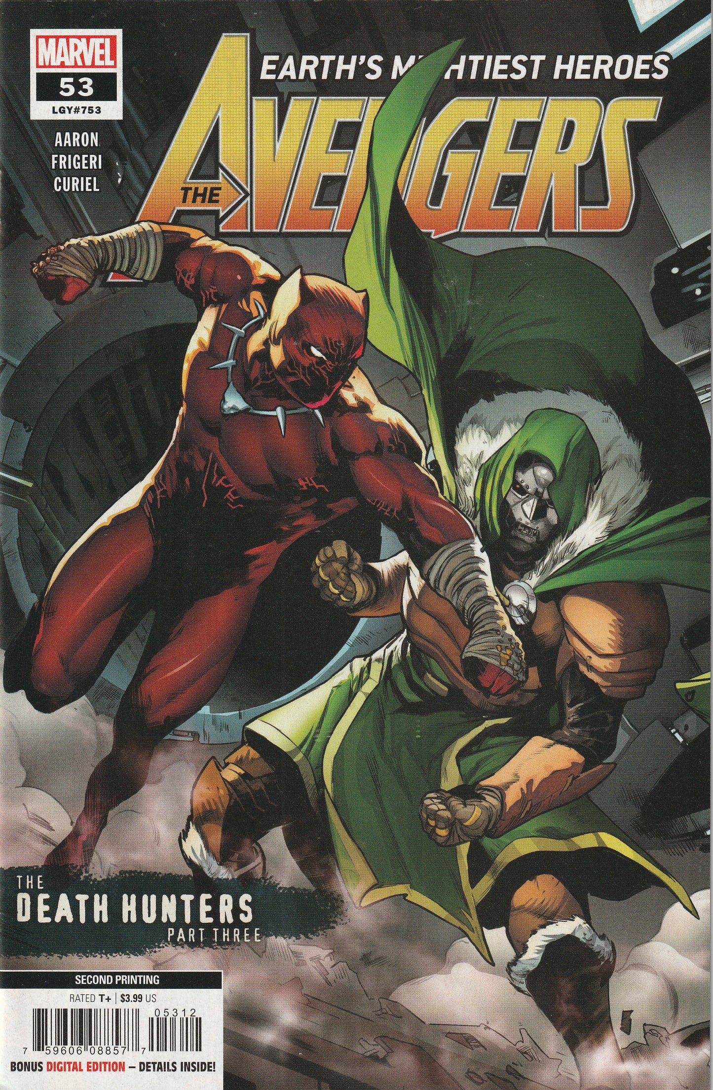 Avengers #53 (LGY #753) (2022) - Debut of Red Panther - Juan Frigeri 2nd PTG Variant