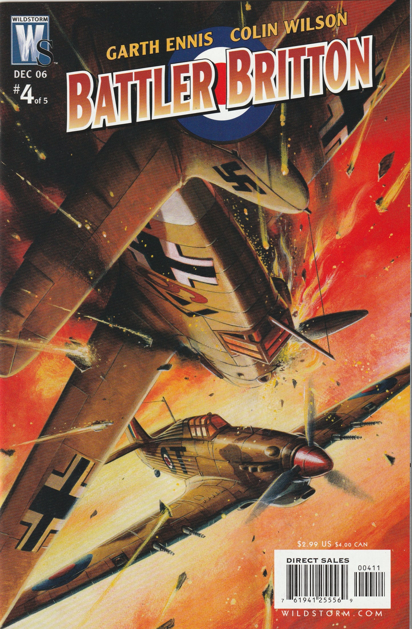 Battler Britton (2006) - 5 issue mini series - Garth Ennis