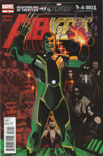 Avengers #24  (Vol 4, 2012) - Norman Osborne Becomes Purple Hulk