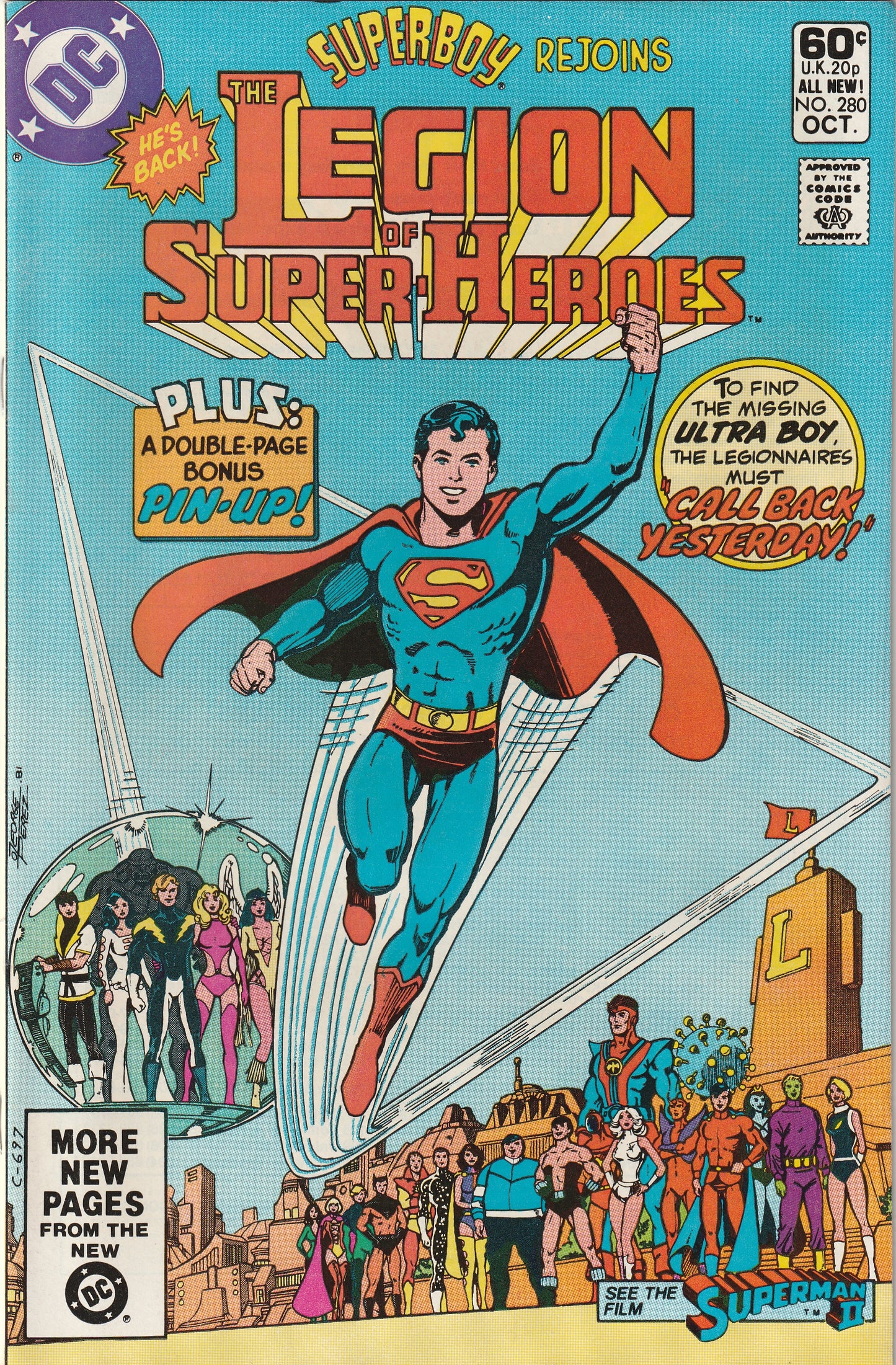 Legion of Super-Heroes #280 (1981) - Superboy rejoins the Legion