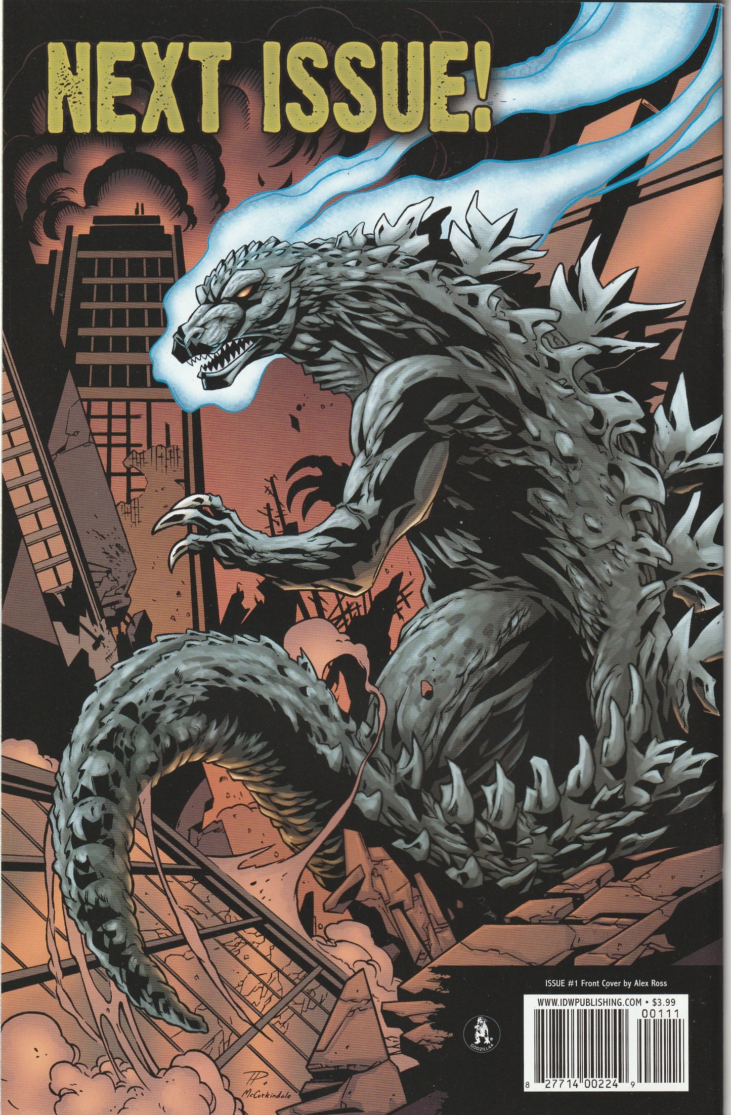 Godzilla Kingdom of Monsters #1 (2011) - Cover A by Alex Ross