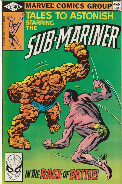 Tales To Astonish #8 (1980) - Featuring Sub-Mariner reprints