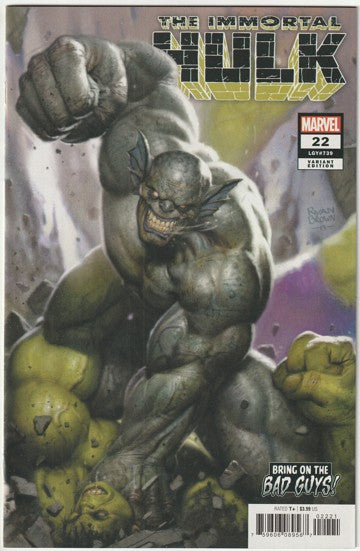 The Immortal Hulk #22, LGY #739 (2019) - Ryan Brown Bring on the Bad Guys Variant Cover