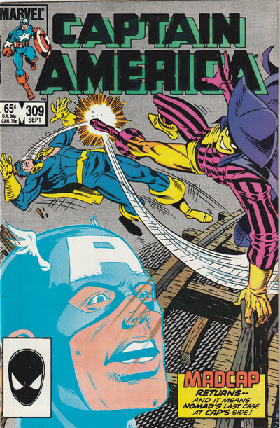 Captain America #309 (1985) - 2nd Appearance of Madcap