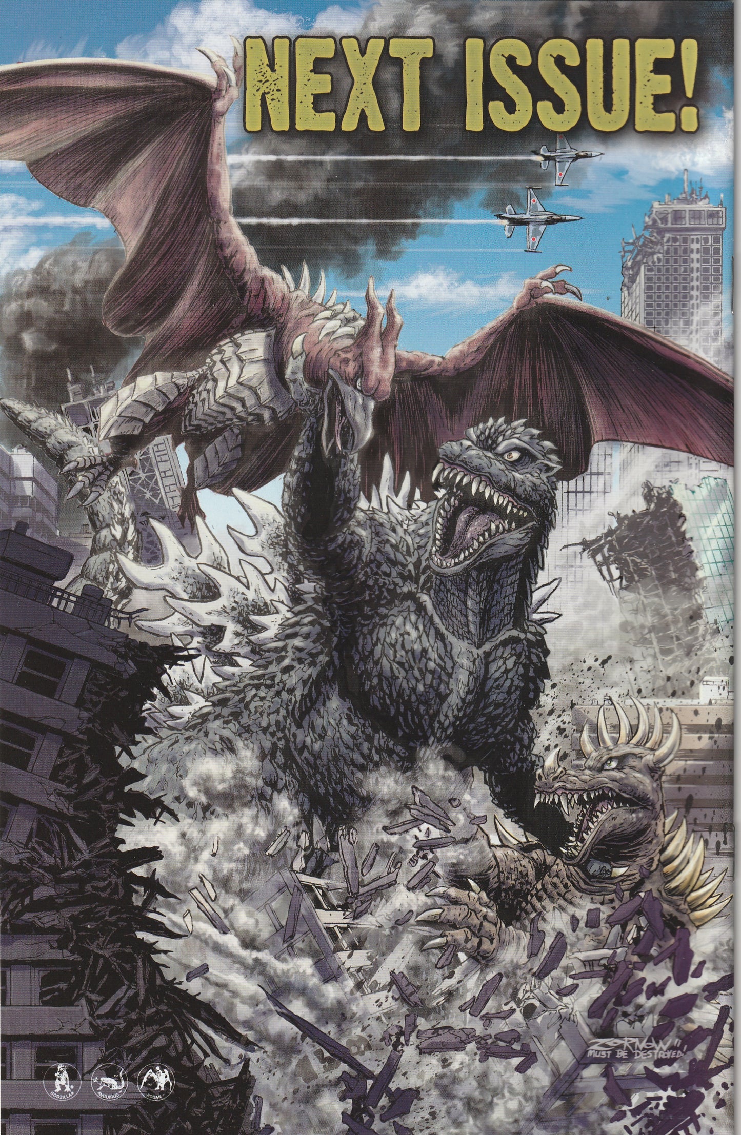 Godzilla Kingdom of Monsters #2 (2011) - Cover A by Phil Hester