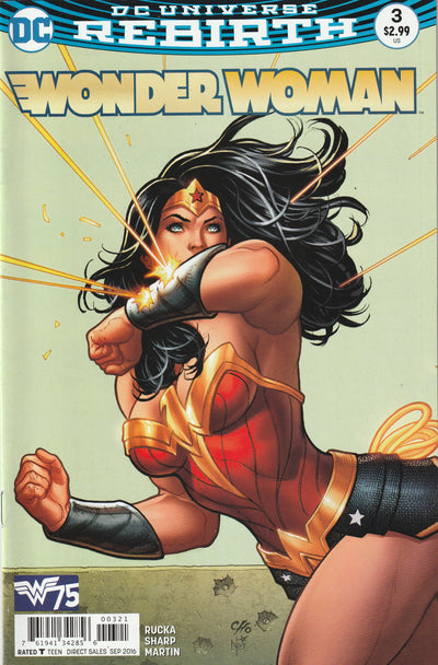 Wonder Woman #3 (2016) - Rebirth - Frank Cho Variant Cover