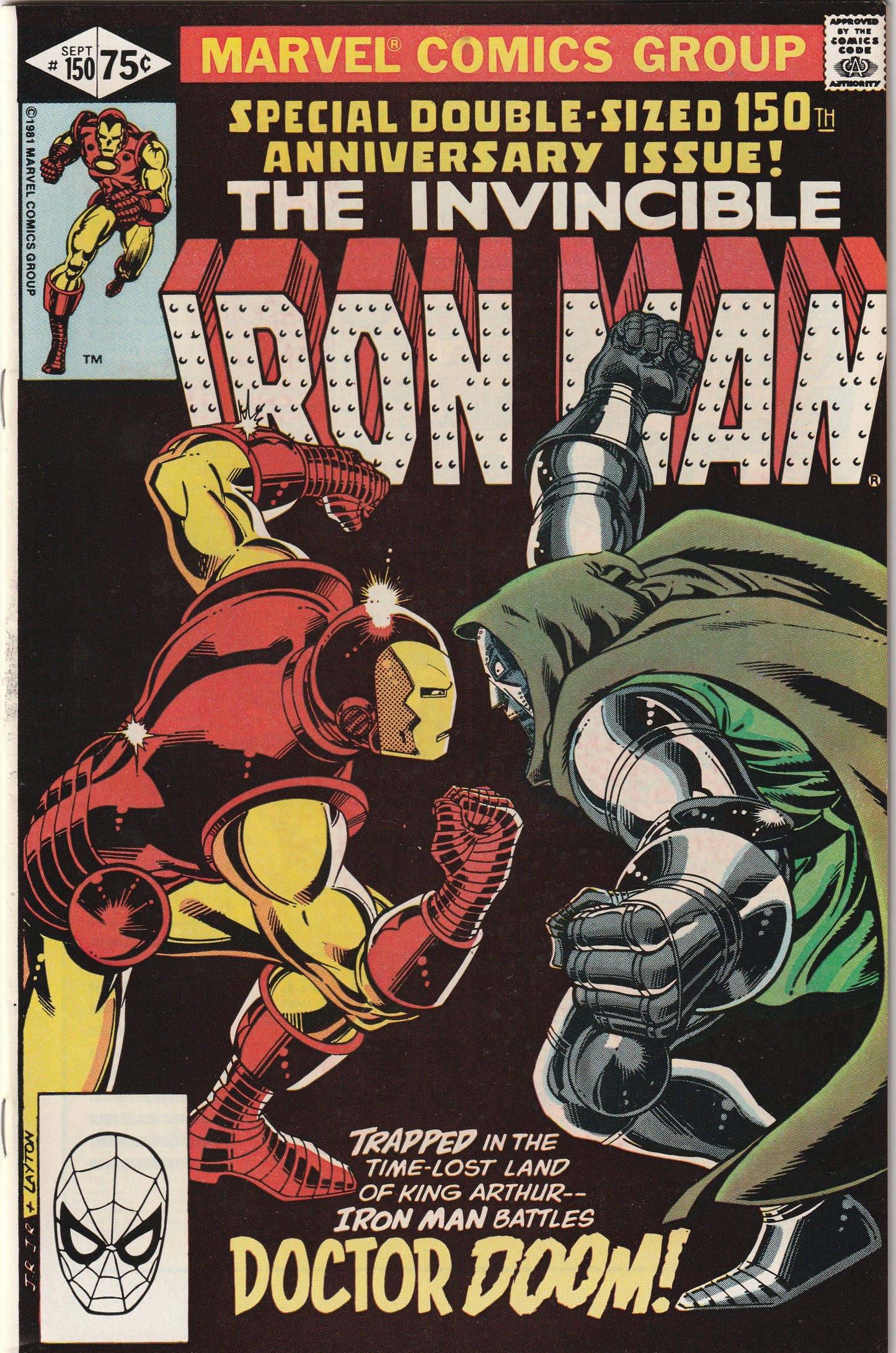 Iron Man #150 (1981) - Double sized, Doctor Doom & Morgan Le Fey Appearance