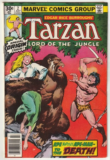 Tarzan #2 (1977) - Origin by John Buscema