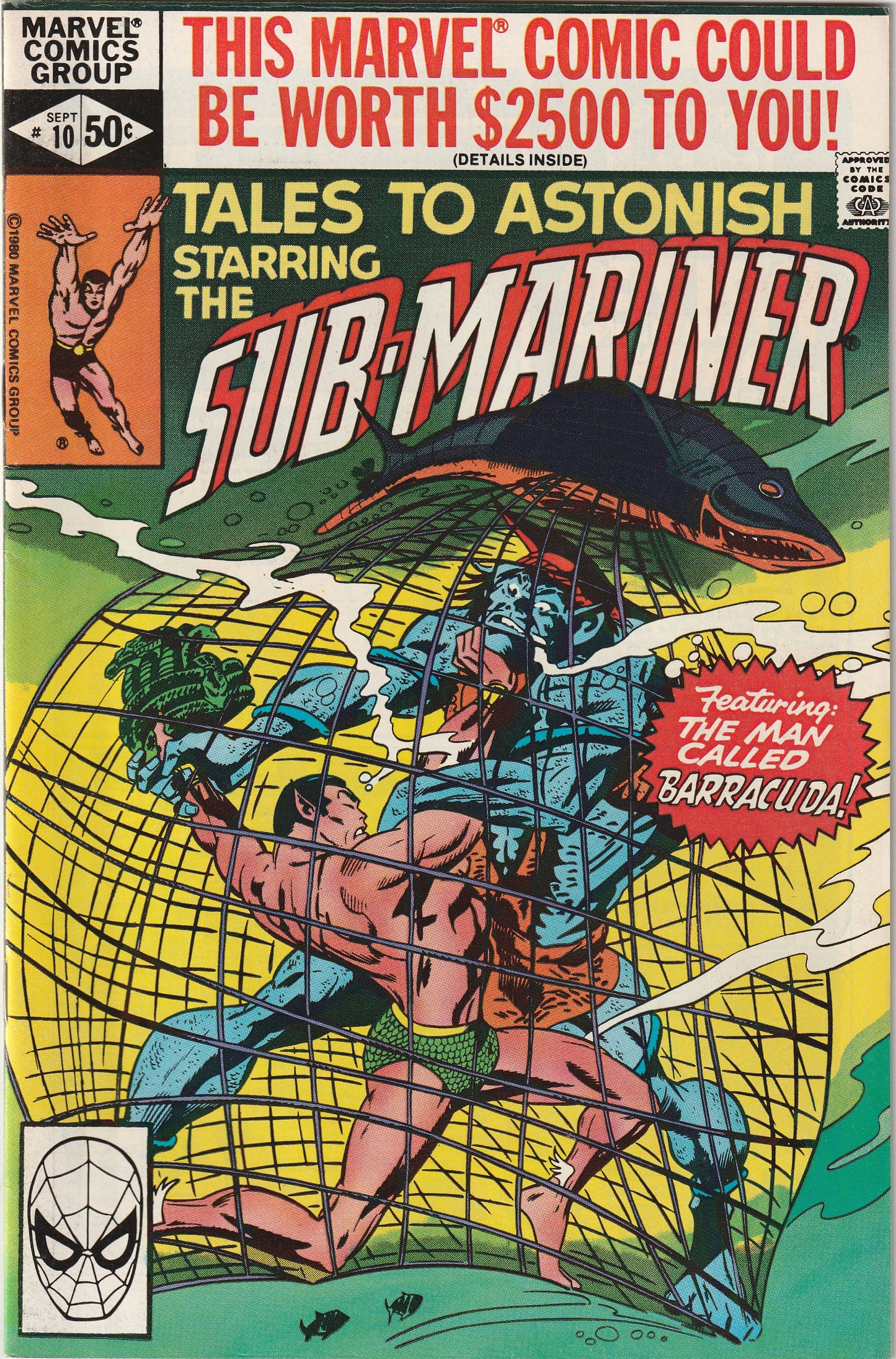 Tales To Astonish #10 (1980) - Featuring Sub-Mariner reprints