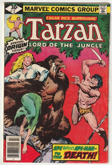 Tarzan #2 (1977) - Diamond Box (30 cents) Origin by John Buscema