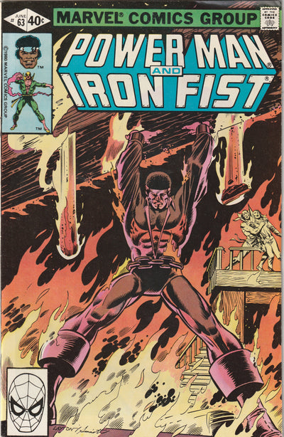 Power Man and Iron Fist #63 (1980) - Gem Theatre Blown Up