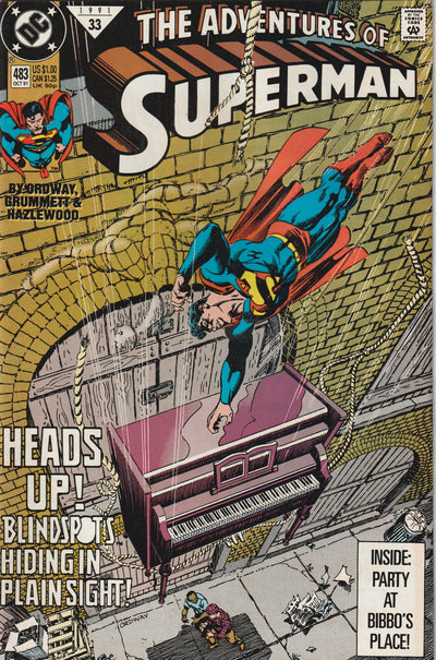 Adventures of Superman #483 (1991) - 1st Appearance Joseph Martin, the 2nd Atomic Skull