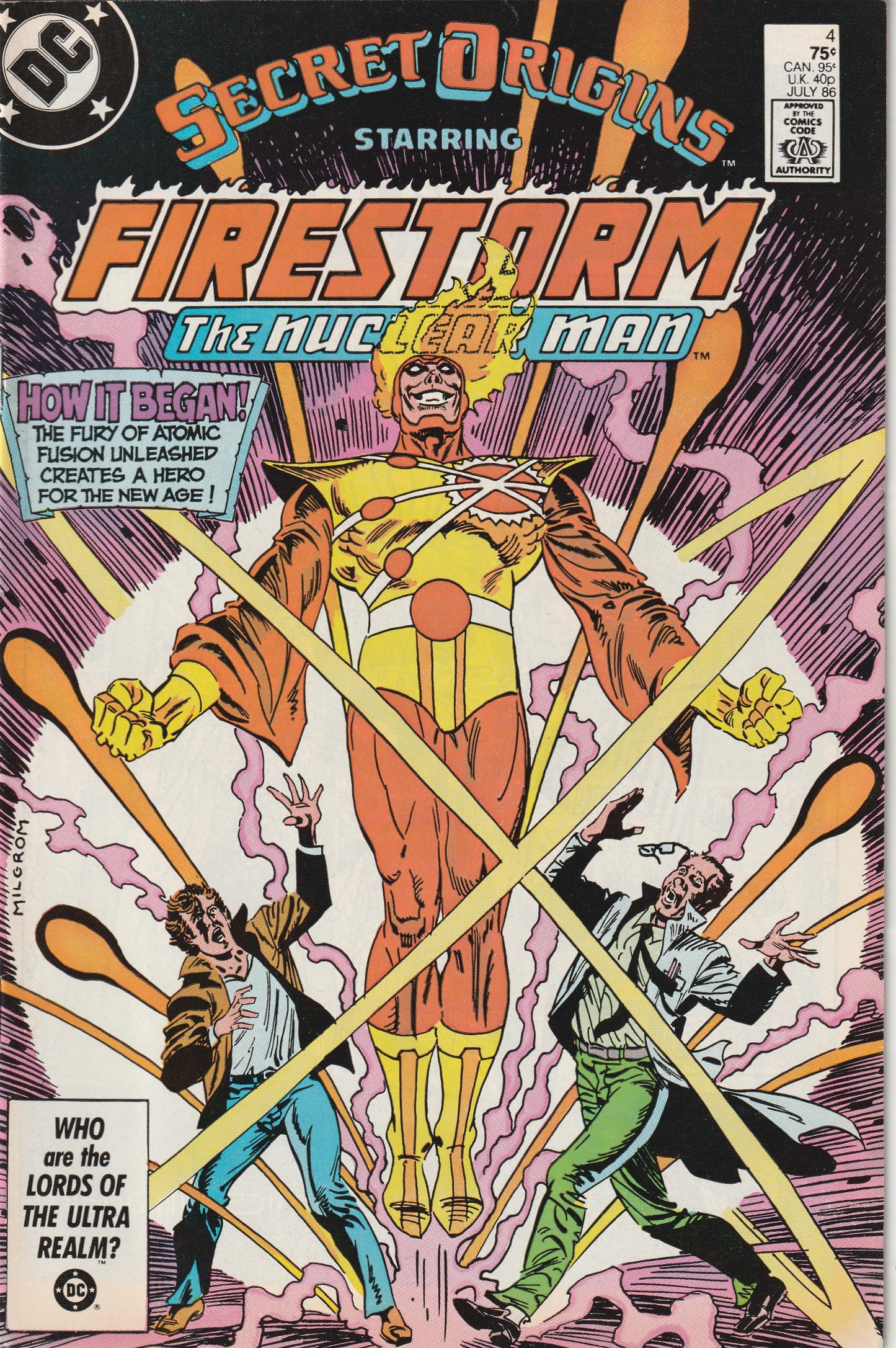 Secret Origins #4 (1986) - Firestorm The Nuclear Man