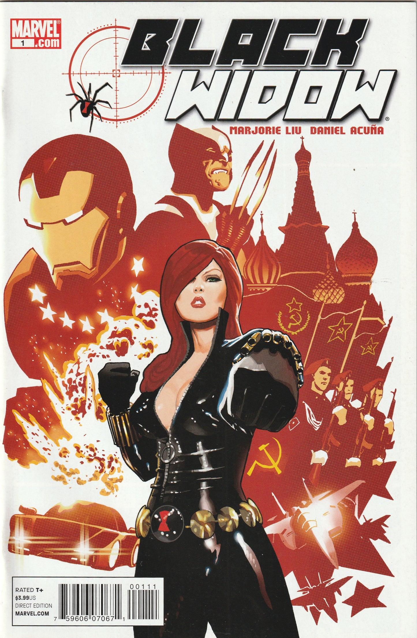 Black Widow #1 (Vol 4, 2010) - 1st Appearance of Black Rose