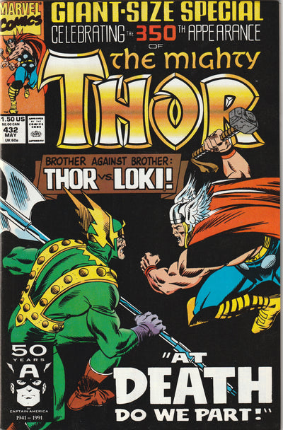 Mighty Thor #432 (1991) - 1st appearance of Eric Masterson as Thor