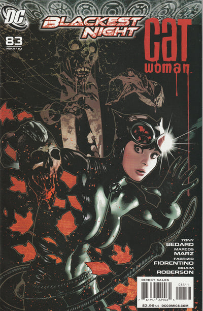 Catwoman #83 (2010) - Adam Hughes cover, Blackest Night Tie-in