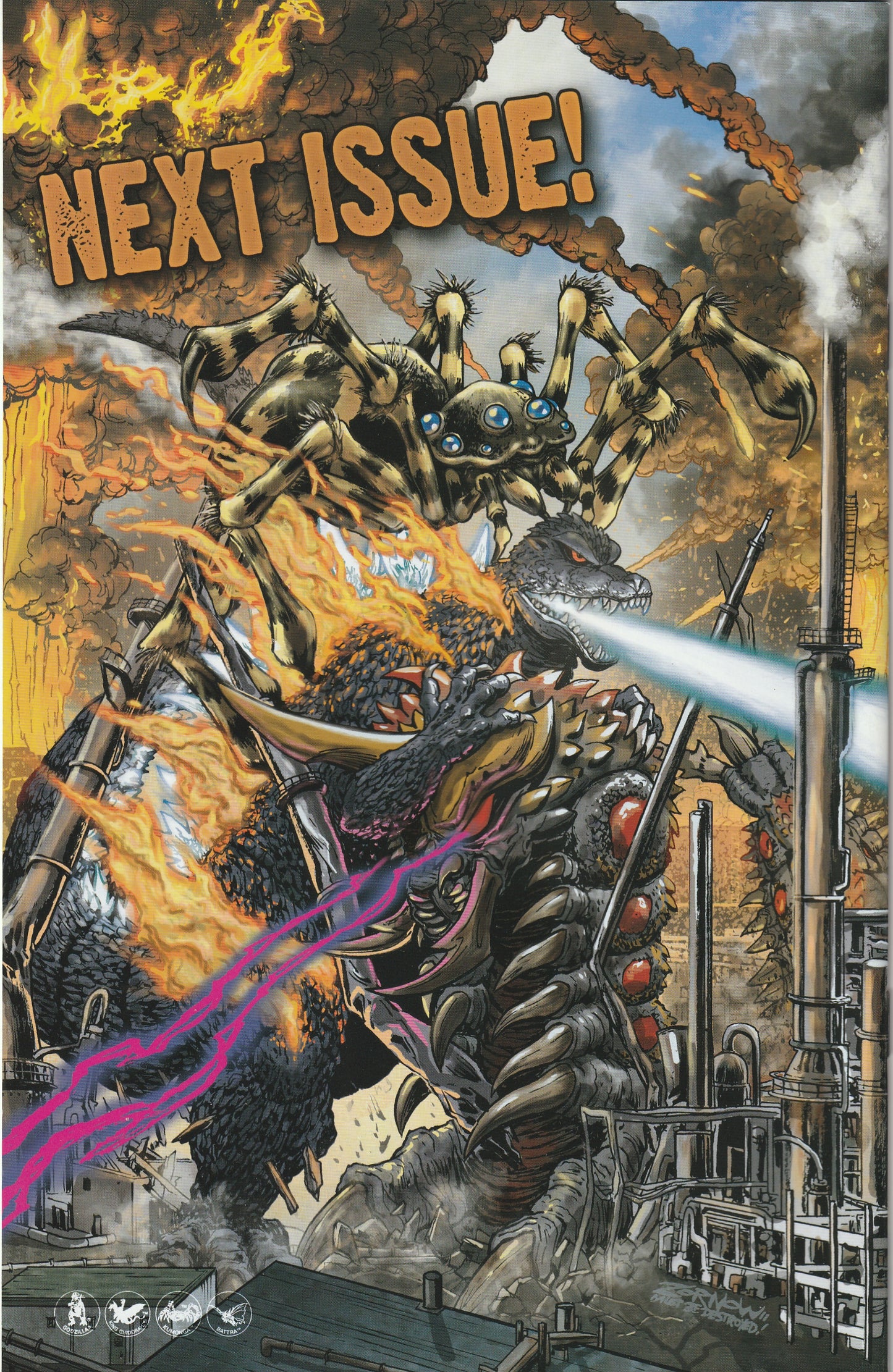 Godzilla Kingdom of Monsters #5 (2011) - Cover B by Jeff Zorrow