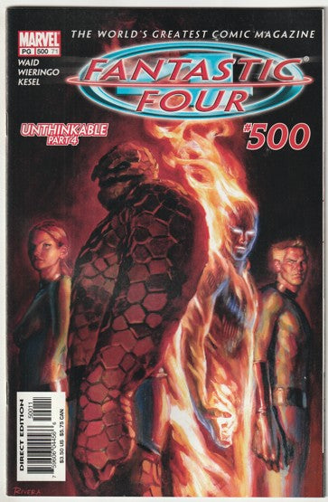 Fantastic Four #500 (2003) - Anniversary Issue, Director's Cut Edition, Standard cover