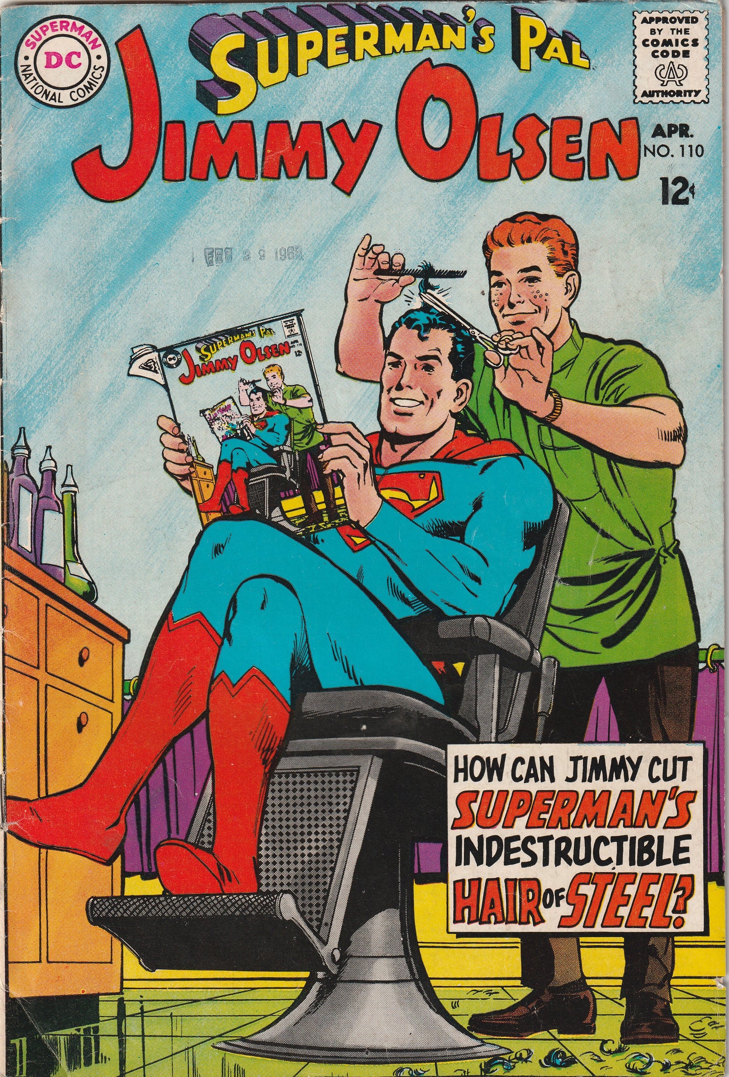 Superman's Pal, Jimmy Olsen #110 (1968) - Infinity cover