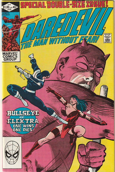 Daredevil #181 (1982) - Frank Miller, Apparent Death of Elektra