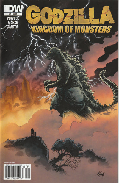 Godzilla Kingdom of Monsters #7 (2011) - Cover A by Eric Powell