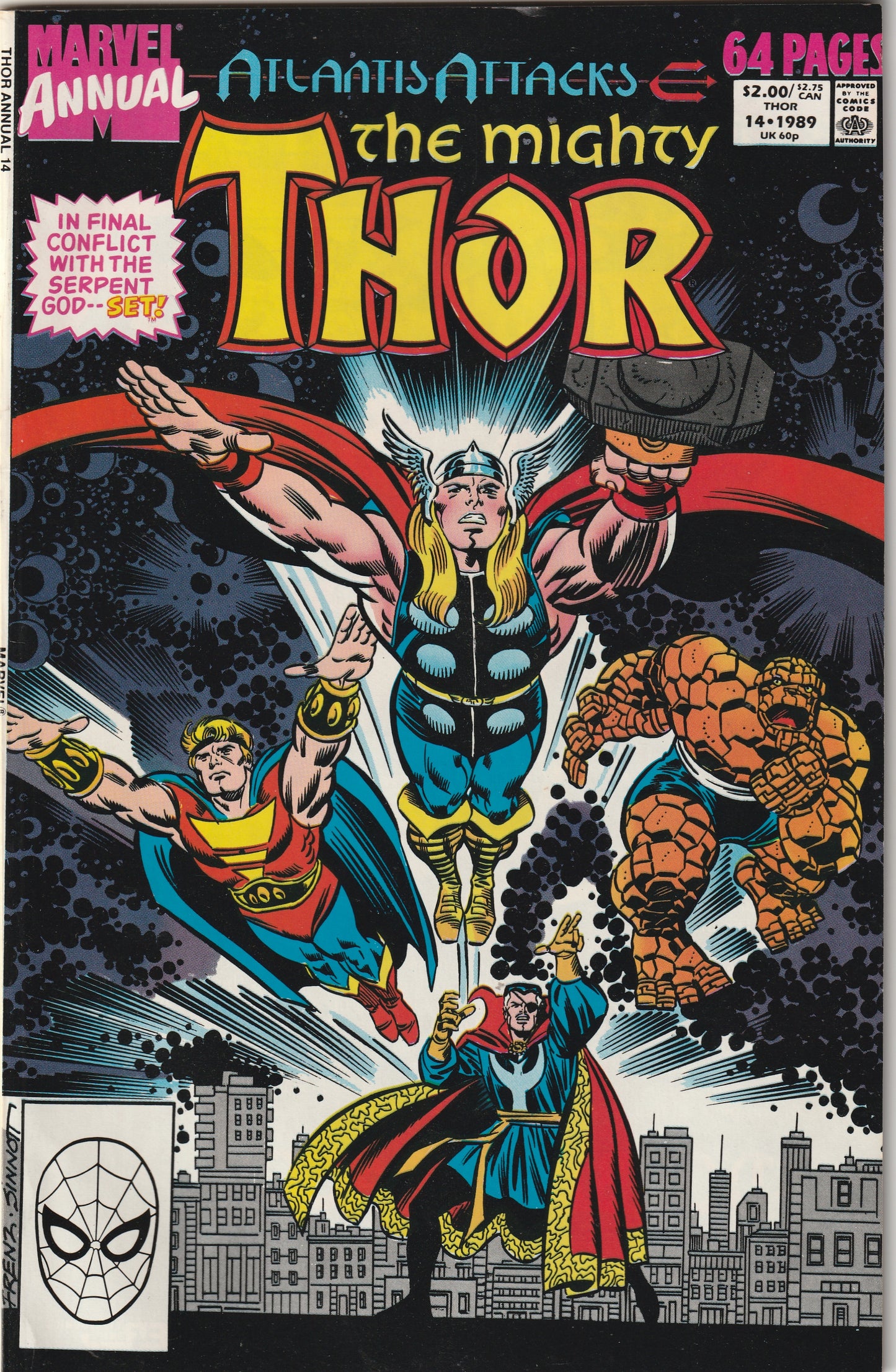 Mighty Thor Annual #14 (1989) - Atlantis Attacks