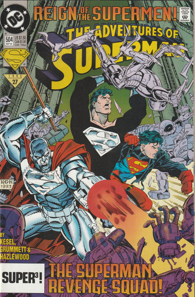 Adventures of Superman #504 (1993) - Reign of the Supermen!