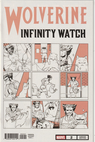 Wolverine: Infinity Watch #2 (2019) Nao Fuji Cat Variant Cover