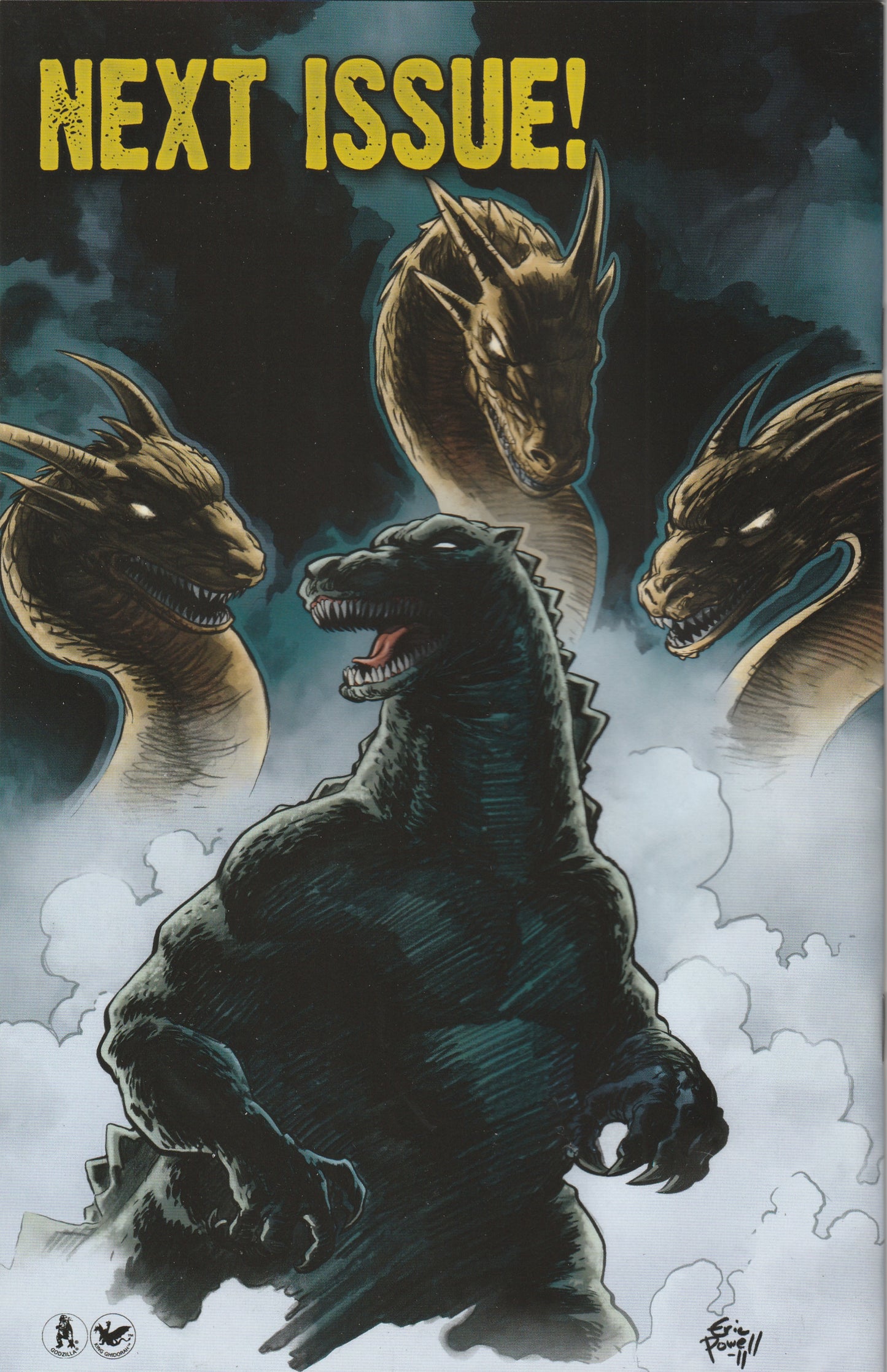 Godzilla Kingdom of Monsters #7 (2011) - Cover A by Eric Powell