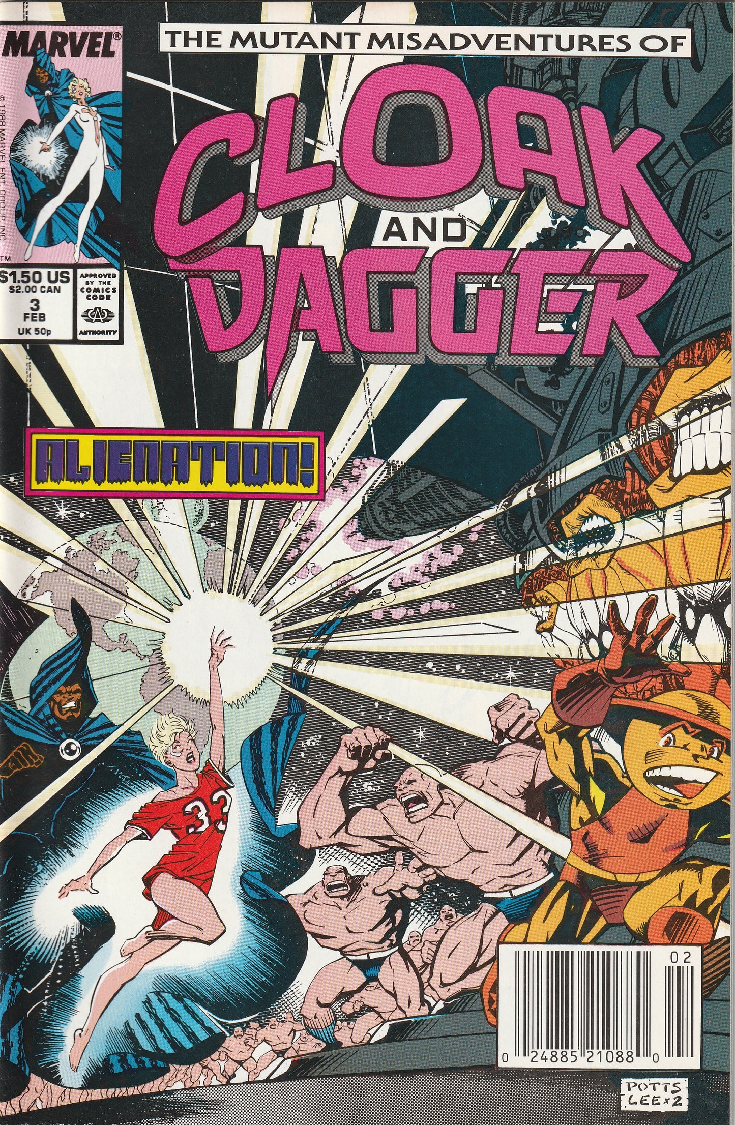 The Mutant Misadventures of Cloak and Dagger #3 (1989)
